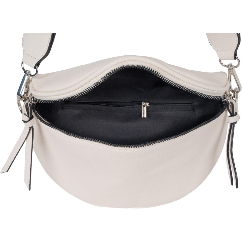 styleBREAKER 02012401 Women's Half Moon Crossbody Shoulder Bags Plain Adjustable