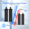 Lifefilter Replacement for BB9-2 Black Purification Water Filter, Compatible with