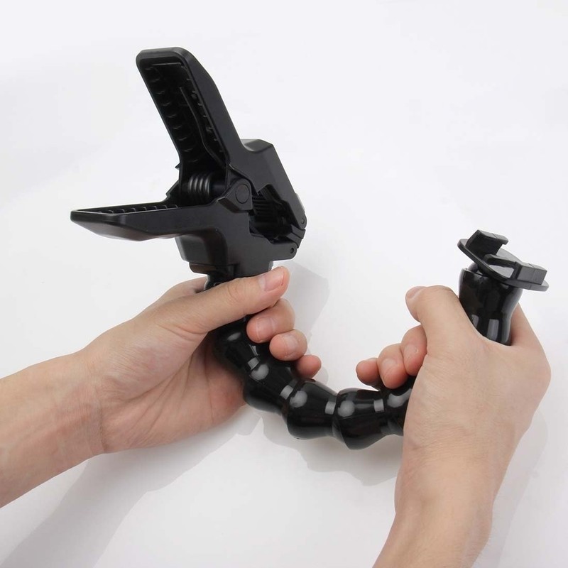 PULUZ Go Pro Clamp Mount, Jaws Flex Go Pro Gooseneck
