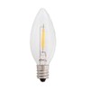 Creative Hobbies LED Replacement Light Bulbs for Electric Candle Lamps,