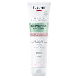 Eucerin DermoPure Gel limpiador facial concentrado (150 ml) con cido saliclico para imperfecciones y manchas post-acn                                 