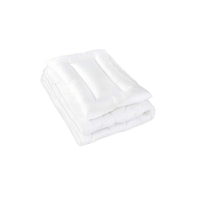Joyfill J460-5006-00 Children's Duvet Set Bamboo 80/80 + 35/40, White,