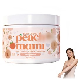 Peach Firming Body Cream 59ml, Crema Corporal Reafirmante, Hidrata Y Reafirma La Piel, Fórmula Ligera Y De Fácil Absorción, Adecuada Para Piernas, Glúteos Y Brazos, Dejando La Piel Suave Y Tersa(1pcs)