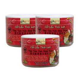 Quoc Viet Foods Soup Base, 10 oz jar (Thai Tom Yum, 3 Packs)