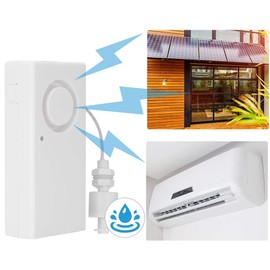 Water Detector, Water Sensor Wireless Water Leak Detector Sound Alarm Sensor with Float Home Water Leak Sensor for Fish Tank Water Purifier