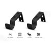 QualityDen Curtain Pole Brackets Adjustable Length of 9 - 12cm