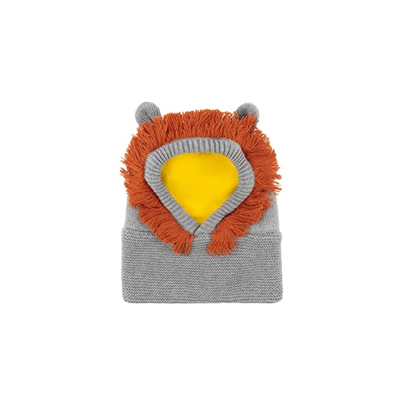 Zoocchini Baby Knit Balaclava Hat - Leo The Lion 6-12M