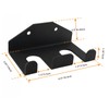 Barbell Storage Double Fitness Dumbbell Bar Vertical Suspension Wall Mount