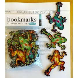 Frog Bookmarks - (Set of 20 Book Markers) Bulk Animal Bookmarks for Students, Kids, Teens, Girls & Boys. Ideal for Reading incentives, Birthday Favors, Reading Awards and Classroom Prizes!