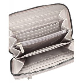 Tamaris TAS Anuschka 33117 Women's Wallet Plain, ecru, Standard size, Modern