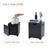 BAIDE HOME Propane Tank Cover Table, Square Propane Tank Holder