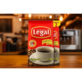 Café Legal Tradicional 200g pack de 2