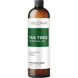 Tea Tree Essential Oil by Velona - 8 Fl Oz | Therapeutic Grade for Aromatherapy Diffuser Undiluted