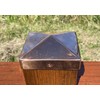 Copper Fence Post Cap 3.5 x 3.5 Inch Pyramid Design