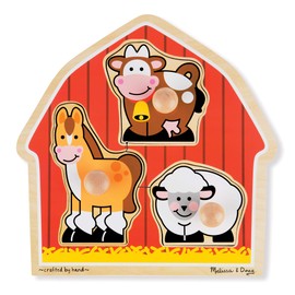 Melissa & Doug Barnyard Animals Jumbo Knob Puzzle