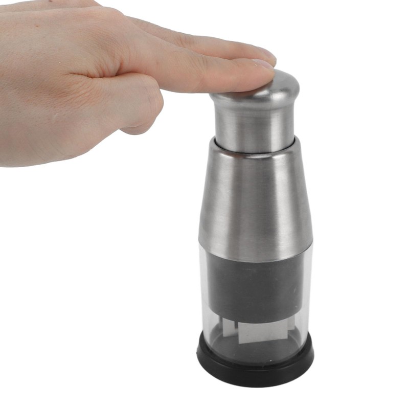 Stainless Steel Garlic Mincer, Quick and Efficient Hand Chopper, Chopping
