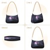 Shoulder Bags for Women Purple Dragon Standing in Front Of
