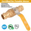 Ultra-Durable Upgraded 3/4" Pro Press Ball Valve – Lead-Free Pro