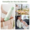 CapyBud Portable Bottle Warmer for Travel, 3Min Fast Heating Bottle