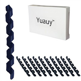 Yuauy 10 Pcs Black Wrap Spiral Bicycle Cable Sleeve Rubber Housing Protector Frame Guard for MTB Bike Shift Brake Line Pipe Anti-friction
