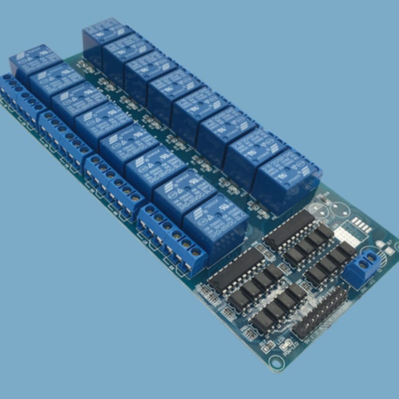 SuziePi 16-Channel 12V Relay Module Board for Arduino DSP AVR