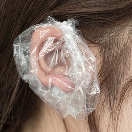 Disposable Waterproof Vinyl Ear Covers 100P RD-10344 4ea