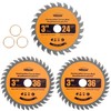 3 Inch Carbide Circular Saw Blade, 24 Tooth and 36