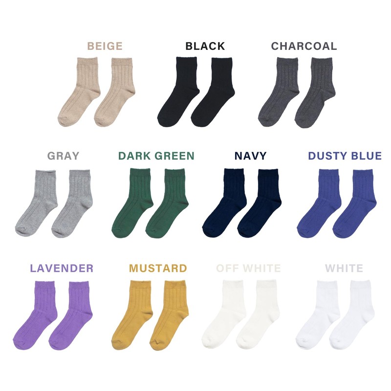 Chica Hurra Women's Socks, Made in Japan, Crew Length, 9.1