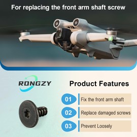 Front Arm Shaft Screws for DJI Mini 3/Mini 3 Pro Front Arm Axis Screw for DJI Mini 4 Pro Front Arm Hinges Arm Shaft Screw Replacement Drone Accessories with Screwdrivers