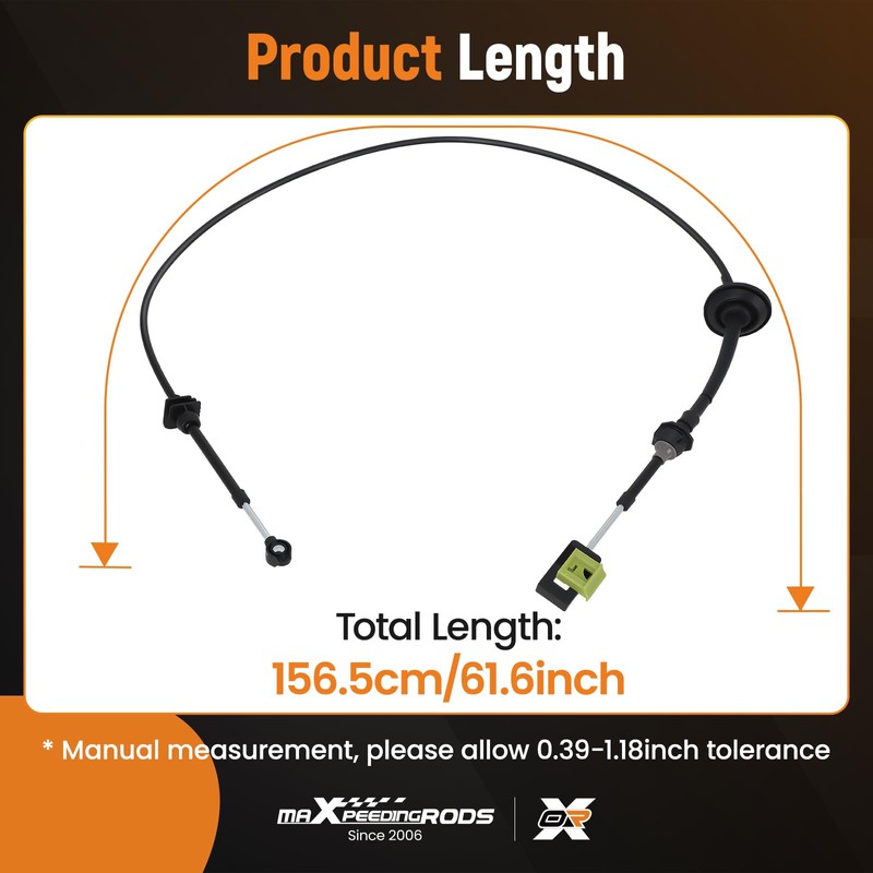 maXpeedingrods Automatic Transmission Shift Cable XC3Z7E395CA for Ford F250 F350