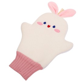 NOLITOY Bathing Exfoliating Gloves Body Scrubber Mitt Shower Glove Set for Women Gentle Exfoliating