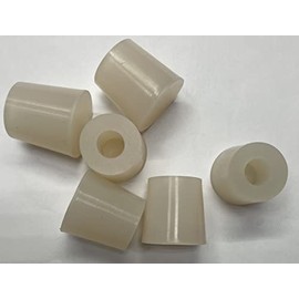 #6 中空ストッパー プラグ 1-1/16" 1-1/8" 1-3/16" 27-30mm 穴用 (6 個入り) チューブ ボトルの開口部 1 1/4-7 UNC 1 1/8-12 UNF M30 スレッド ナット ペイント マスキング 再利用可能なゴム