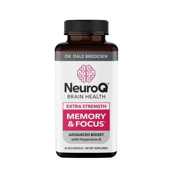Life Seasons NeuroQ - for Memory & Focus Extra Strength - Brain Health & Memory Supplement for Brain - with Gotu Kola, Ginkgo Leaf & More - 1020 mg per 2 Capsules - 60 Capsules - 30 Day Supply