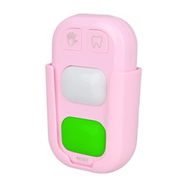 SOARING Temporizador para cepillado de dientes y lavado de manos para niños, indicador de color para entrenamiento - Se adhiere en el baño (Rosa)