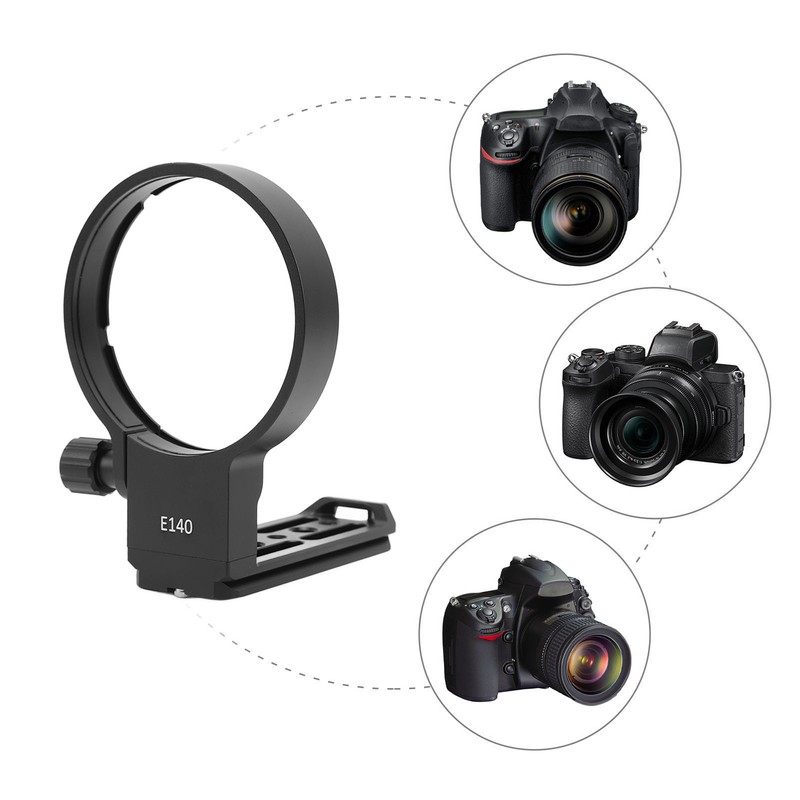 Lens Collar Tripod Mount Ring with 1/4in 3/8in Screw Hole