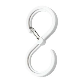 24Pcs Multifunctional Plastic S Hooks Durable Kitchen S Hooks Clips Heavy Duty S Shaped Hooks Hanging Hanger Hooks Safety Buckle for Hanging Clothes Bags