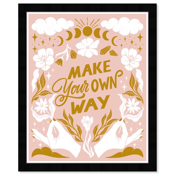 Wynwood Studio Typography and Quotes Eclectic Black Frame Paper -