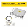 Vevor Kit Prueba Presión Hidráulica 600bar Excavadora 10 Acoples