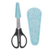 NOLITOY 2pcs Leather Scissor Protective Sleeves Durable Hairdressing Shear Covers