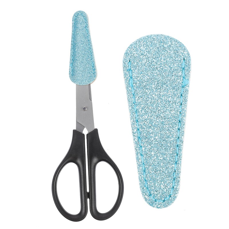 NOLITOY 2pcs Leather Scissor Protective Sleeves Durable Hairdressing Shear Covers
