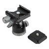 Mini Aluminum Alloy Ball Head 360° Panoramic Ball Head with