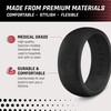 botthms - Men’s Rings, Silicone Wedding Rings, for Active Lifestyle