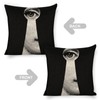 LITTLIUDO Lina Cavalieri Pillow Cover, Lina Cavalieri Artificial Linen Throw