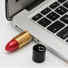 monTTese Lipstick Red 64GB, Lipstick Memory Data Storage, USB Flash