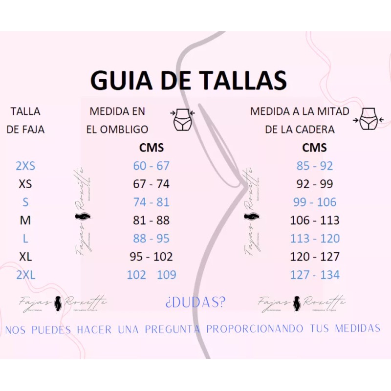 M&D Faja Colombiana Reductora Myd Ajustable Lipo Primera Etapa