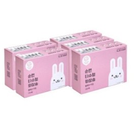 Tissue-type plain cotton pads 100 sheets x 5 boxes 100% natural cotton Made in Korea DIY skin pack toner pack / 티슈형 플레인타입 화장솜100매x5박스 100%천연순면 대한민국 제조 닦토 DIY스킨팩 토너팩