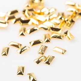 [Pearl Stone Mail Order MK] Parts for Nail Jewelry Studs golden