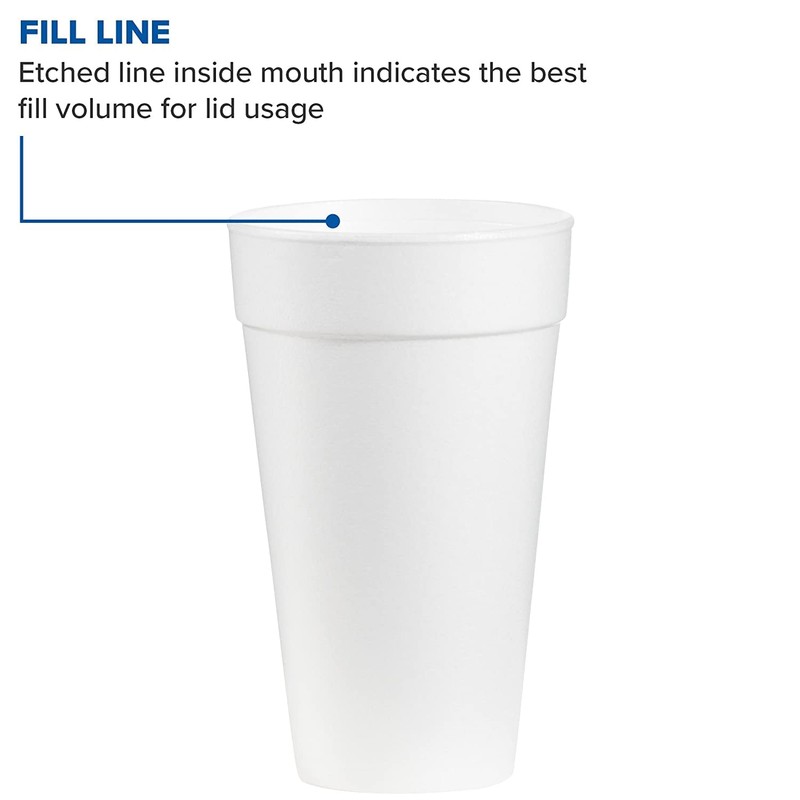 (CA/500) C-FOAM CUP 20 OZ WHI