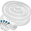 PVC Dust Collection Hose 4" x 20', Puncture Resistant Clear