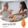 Gatuida Carrot-Shaped Mechanical Kitchen Timer for Cooking and Baking Loud